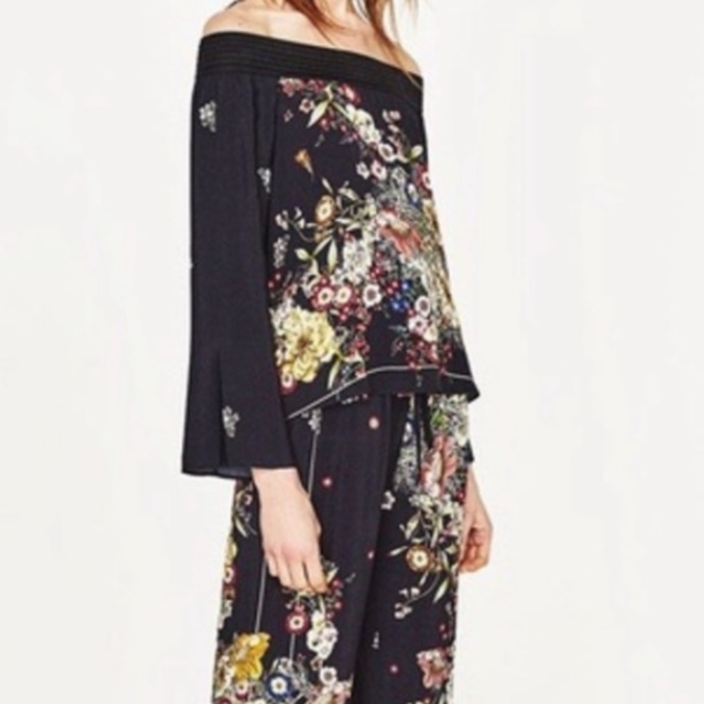 Zara off the shoulder blouse